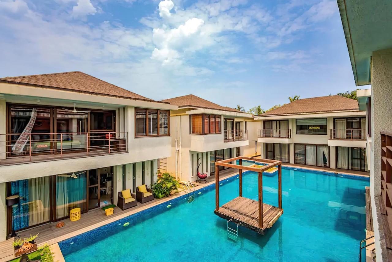 Ochre Villa- Luxury Property In Assagaon / ヴァガトール エクステリア 写真